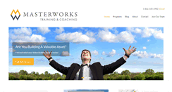 Desktop Screenshot of masterworkscoaching.com