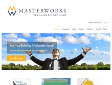 Tablet Screenshot of masterworkscoaching.com